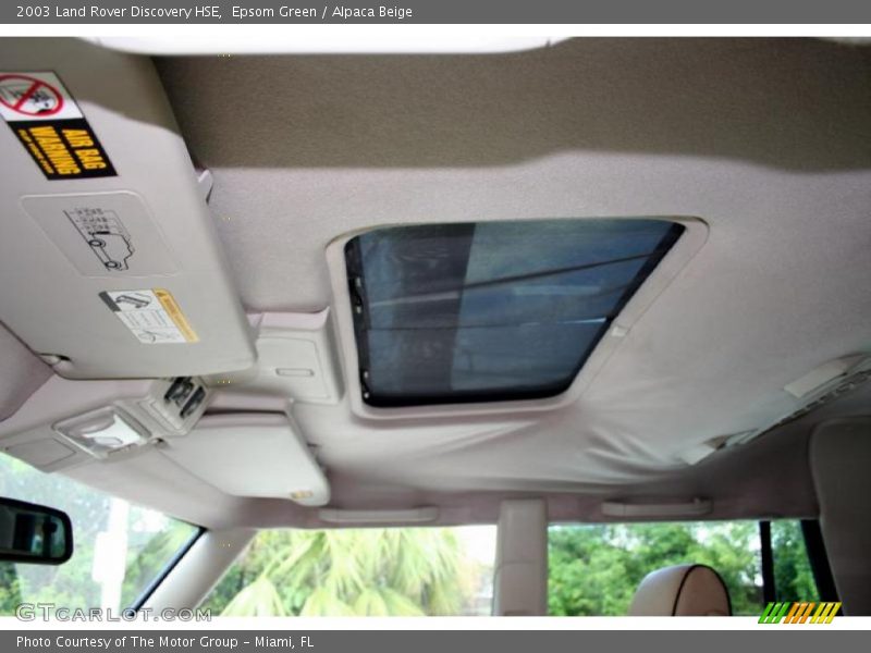 Epsom Green / Alpaca Beige 2003 Land Rover Discovery HSE