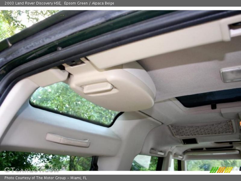 Epsom Green / Alpaca Beige 2003 Land Rover Discovery HSE