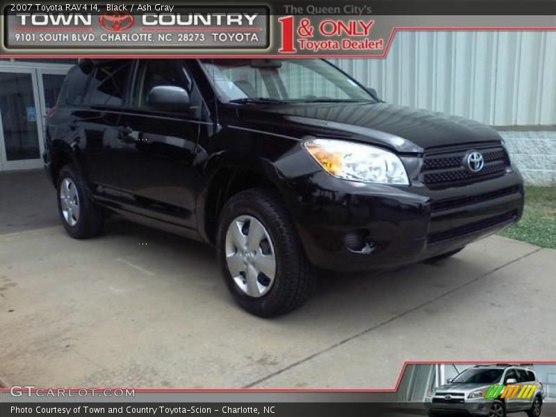 Black / Ash Gray 2007 Toyota RAV4 I4