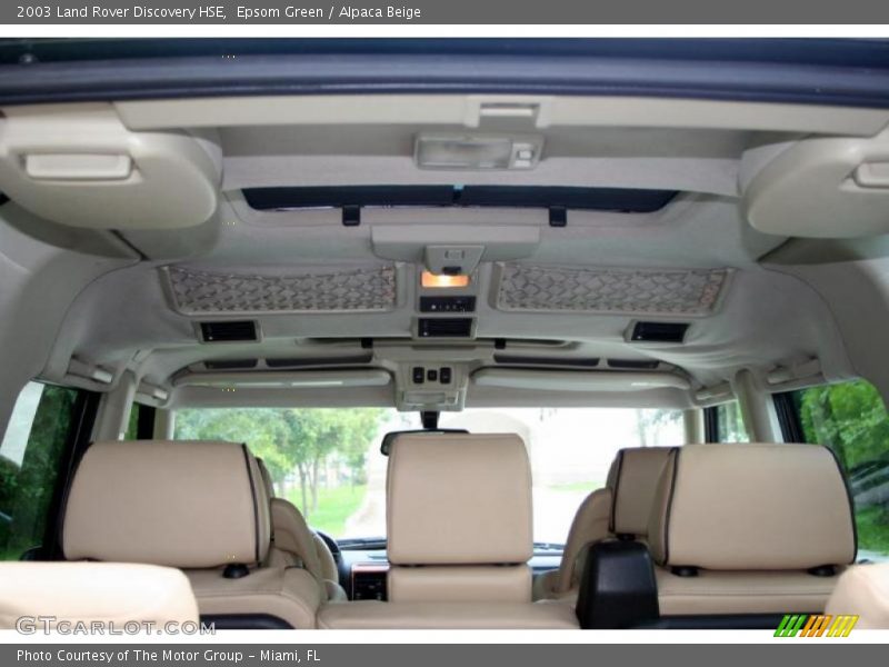 Epsom Green / Alpaca Beige 2003 Land Rover Discovery HSE