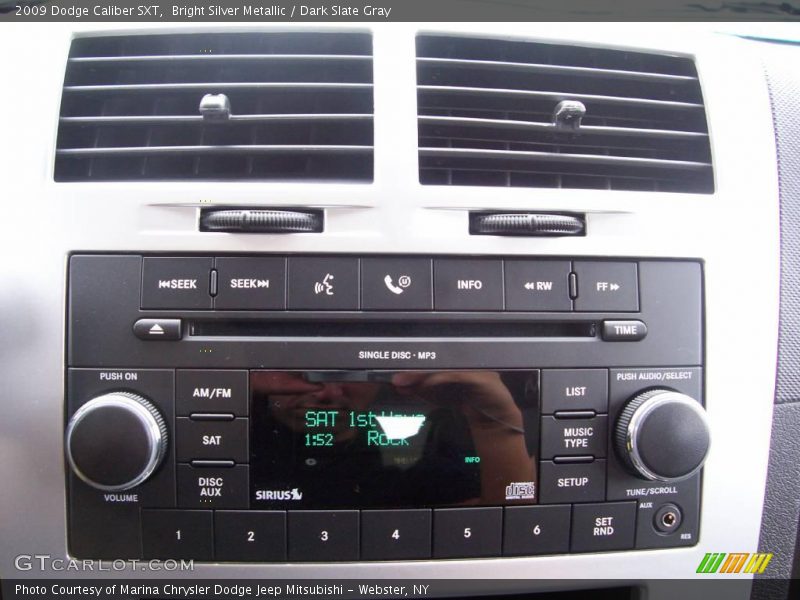 Bright Silver Metallic / Dark Slate Gray 2009 Dodge Caliber SXT