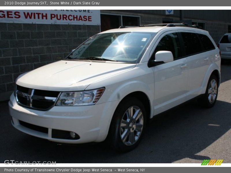 Stone White / Dark Slate Gray 2010 Dodge Journey SXT