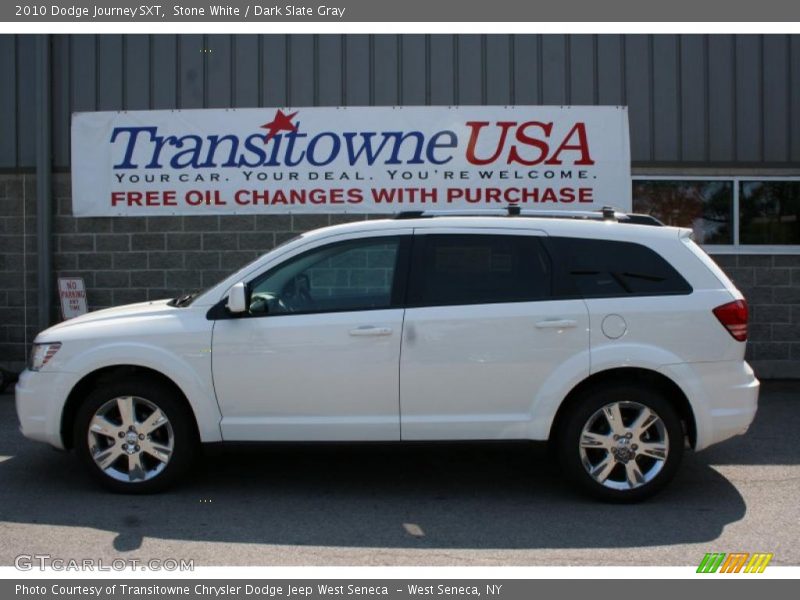 Stone White / Dark Slate Gray 2010 Dodge Journey SXT