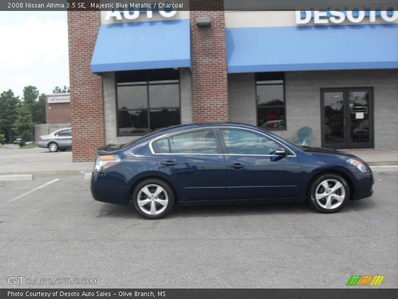 Majestic Blue Metallic / Charcoal 2008 Nissan Altima 3.5 SE