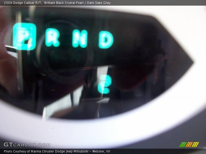 Brilliant Black Crystal Pearl / Dark Slate Gray 2009 Dodge Caliber R/T