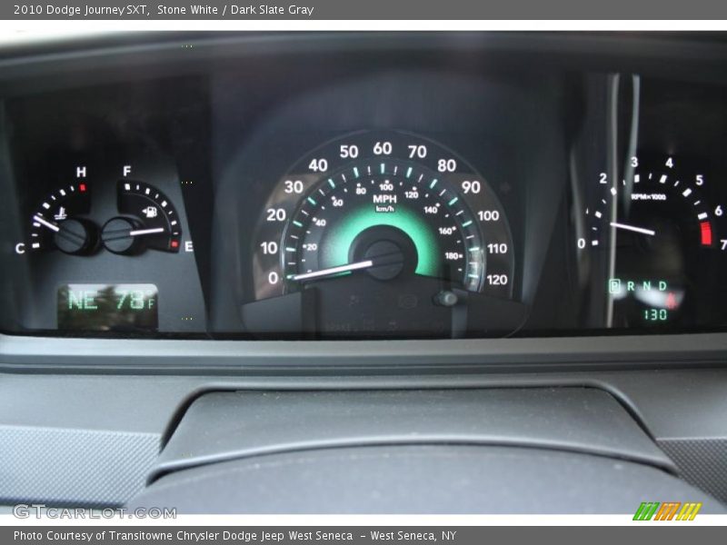 Stone White / Dark Slate Gray 2010 Dodge Journey SXT