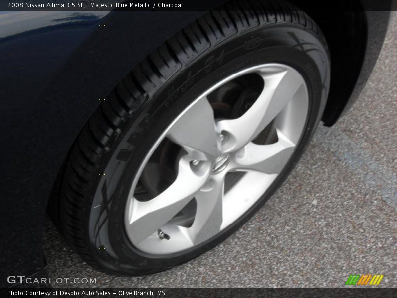 Majestic Blue Metallic / Charcoal 2008 Nissan Altima 3.5 SE