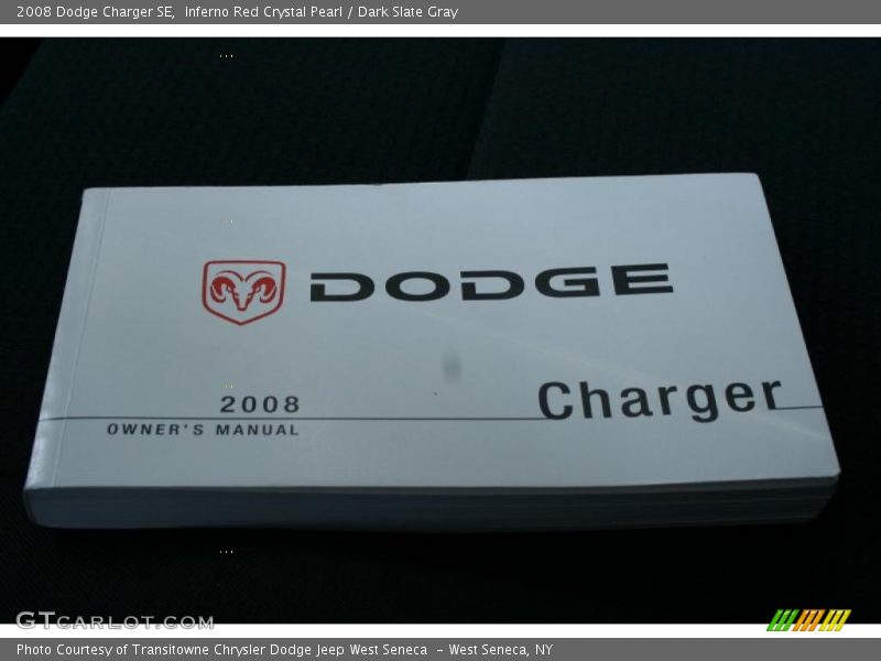 Inferno Red Crystal Pearl / Dark Slate Gray 2008 Dodge Charger SE