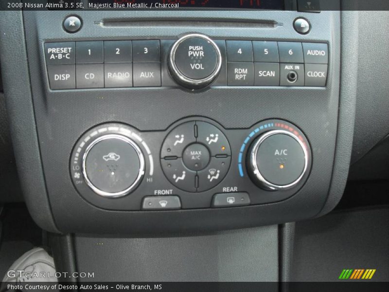 Majestic Blue Metallic / Charcoal 2008 Nissan Altima 3.5 SE