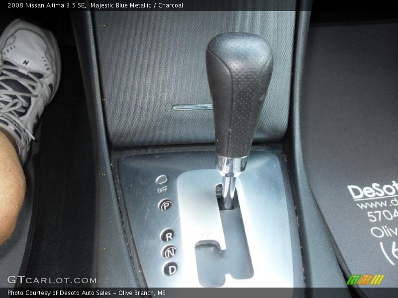 Majestic Blue Metallic / Charcoal 2008 Nissan Altima 3.5 SE