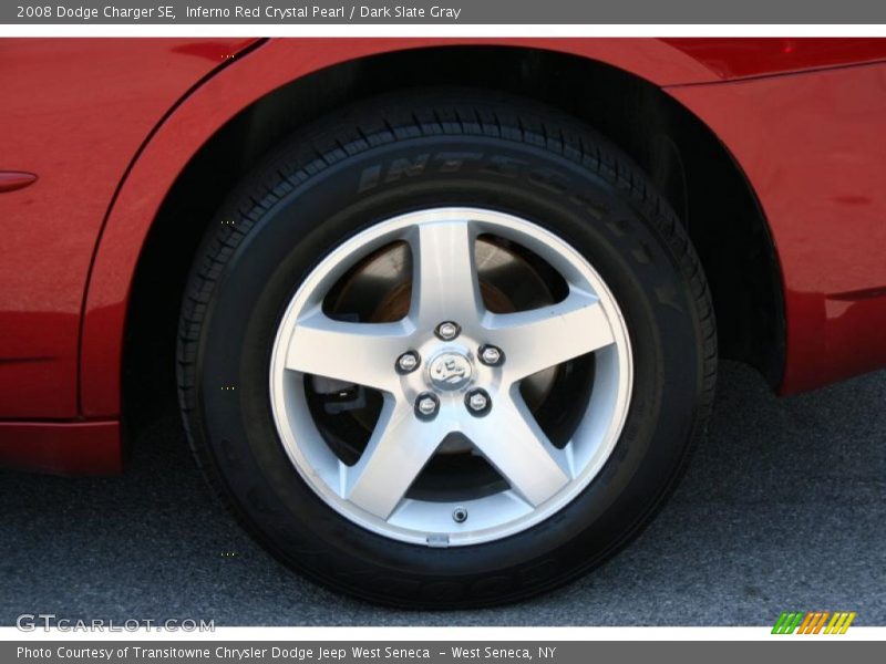 Inferno Red Crystal Pearl / Dark Slate Gray 2008 Dodge Charger SE