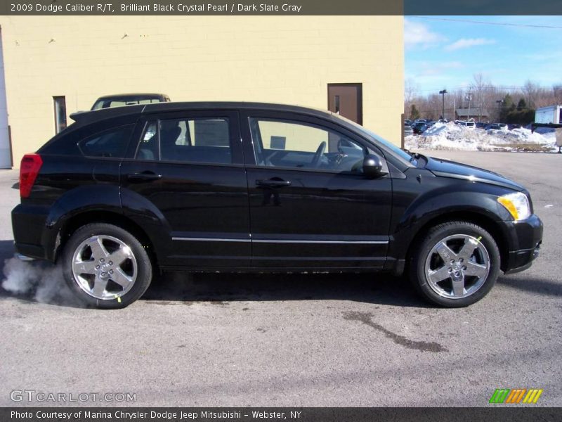 Brilliant Black Crystal Pearl / Dark Slate Gray 2009 Dodge Caliber R/T