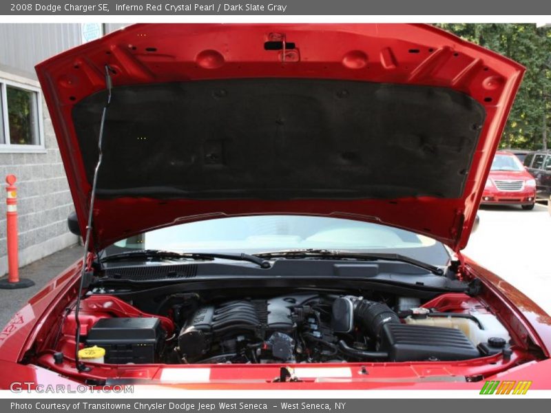 Inferno Red Crystal Pearl / Dark Slate Gray 2008 Dodge Charger SE