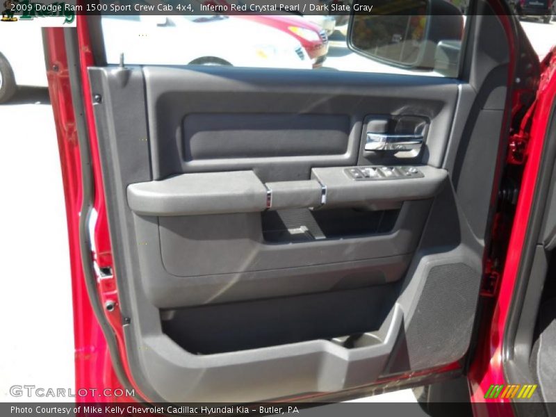 Inferno Red Crystal Pearl / Dark Slate Gray 2009 Dodge Ram 1500 Sport Crew Cab 4x4