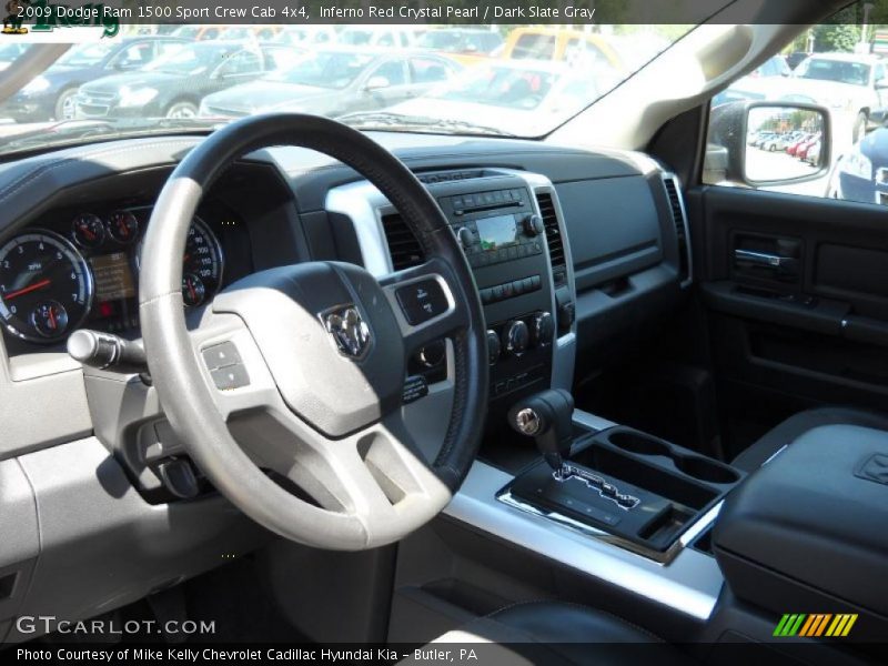 Inferno Red Crystal Pearl / Dark Slate Gray 2009 Dodge Ram 1500 Sport Crew Cab 4x4
