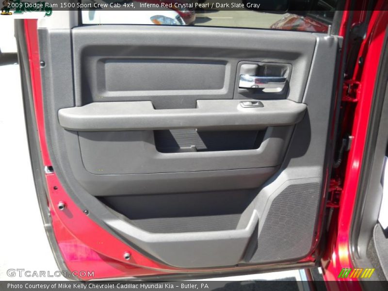 Inferno Red Crystal Pearl / Dark Slate Gray 2009 Dodge Ram 1500 Sport Crew Cab 4x4
