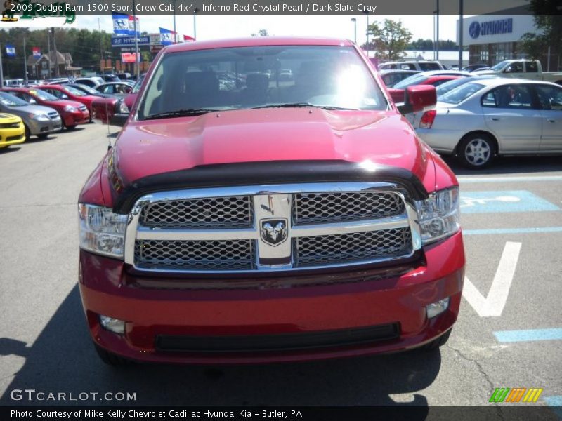 Inferno Red Crystal Pearl / Dark Slate Gray 2009 Dodge Ram 1500 Sport Crew Cab 4x4