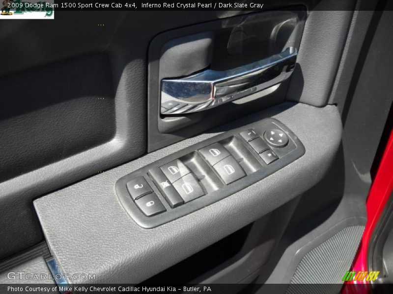 Inferno Red Crystal Pearl / Dark Slate Gray 2009 Dodge Ram 1500 Sport Crew Cab 4x4