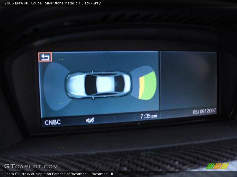 Silverstone Metallic / Black-Grey 2006 BMW M6 Coupe