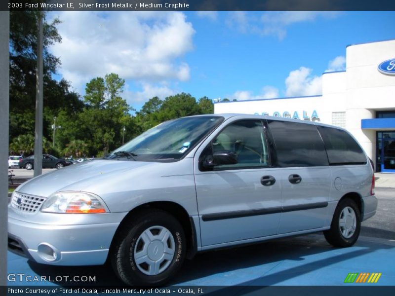 Silver Frost Metallic / Medium Graphite 2003 Ford Windstar LE