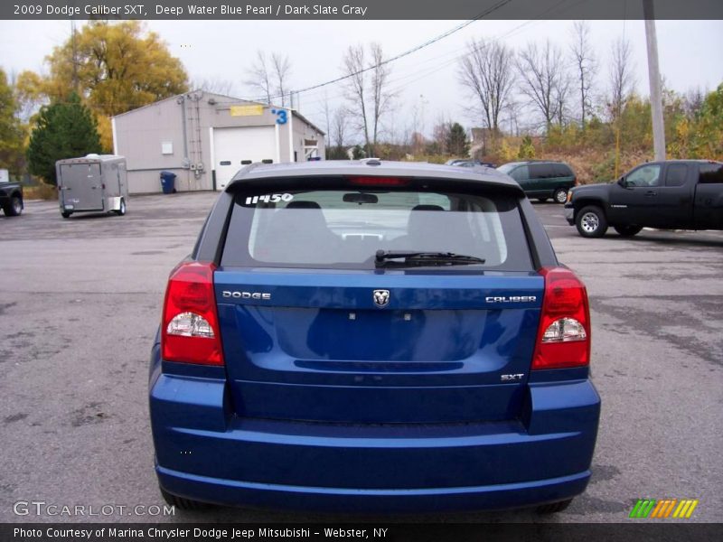 Deep Water Blue Pearl / Dark Slate Gray 2009 Dodge Caliber SXT