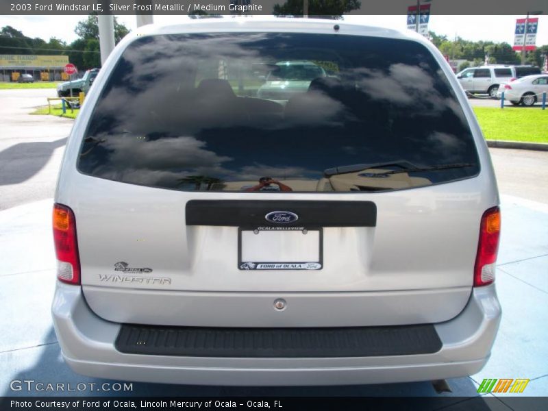 Silver Frost Metallic / Medium Graphite 2003 Ford Windstar LE