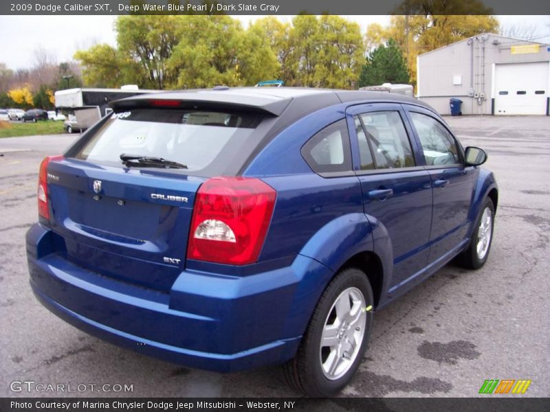 Deep Water Blue Pearl / Dark Slate Gray 2009 Dodge Caliber SXT