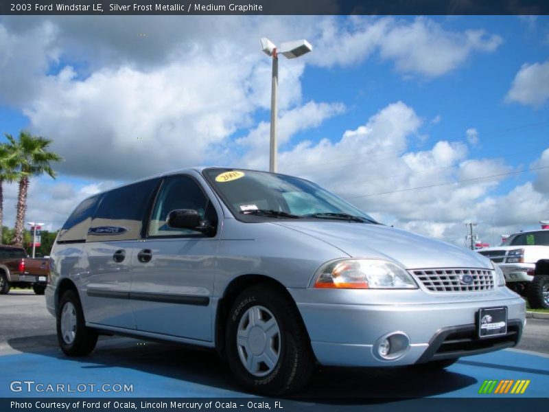 Silver Frost Metallic / Medium Graphite 2003 Ford Windstar LE