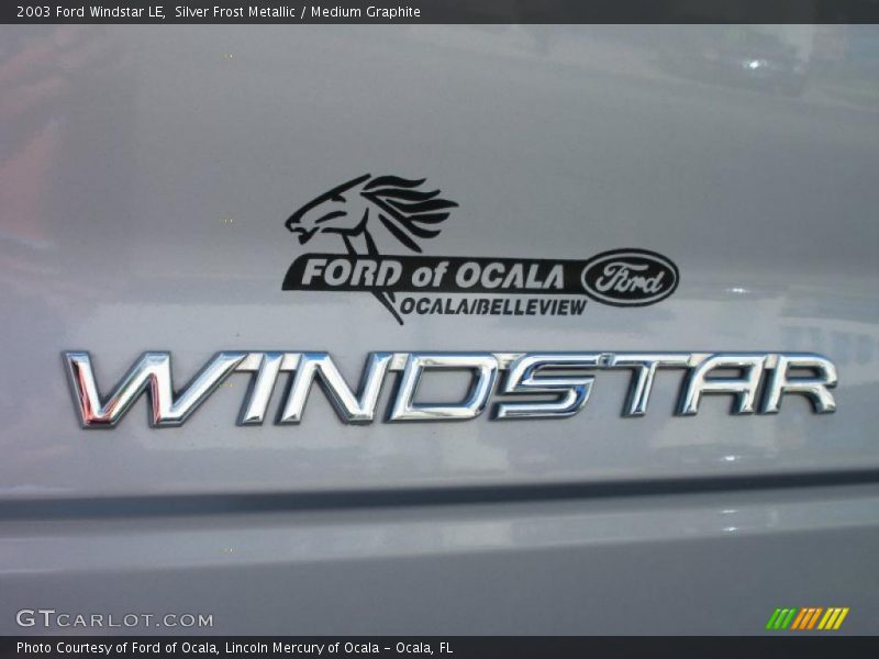 Silver Frost Metallic / Medium Graphite 2003 Ford Windstar LE