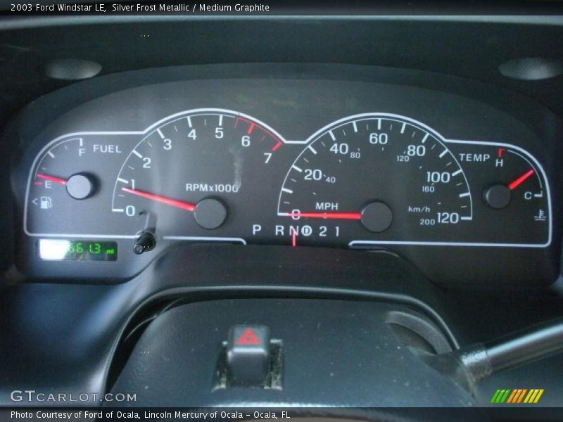 Silver Frost Metallic / Medium Graphite 2003 Ford Windstar LE