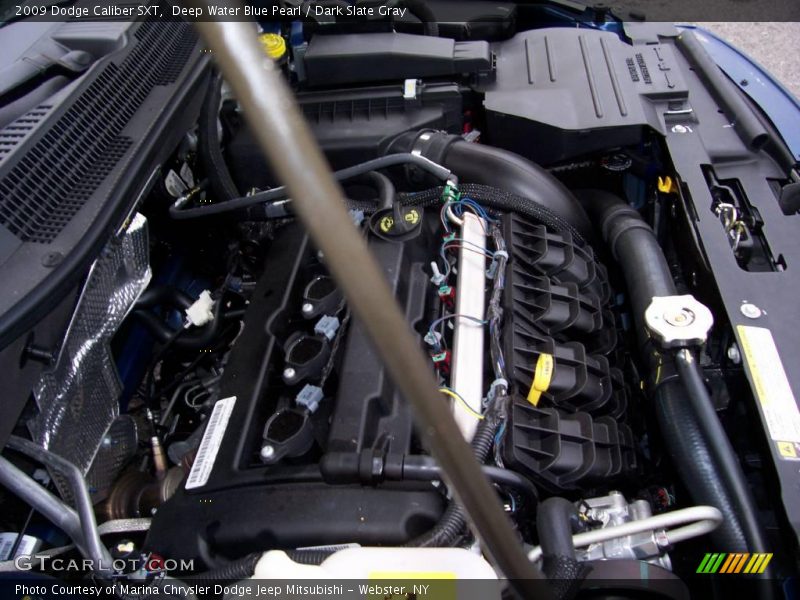 Deep Water Blue Pearl / Dark Slate Gray 2009 Dodge Caliber SXT