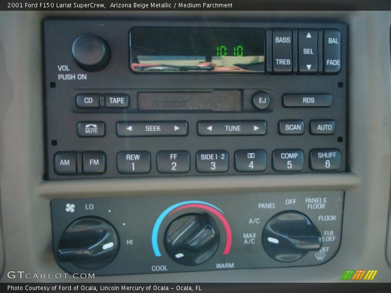 Arizona Beige Metallic / Medium Parchment 2001 Ford F150 Lariat SuperCrew