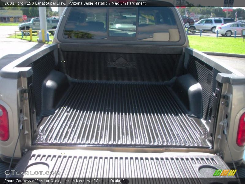Arizona Beige Metallic / Medium Parchment 2001 Ford F150 Lariat SuperCrew