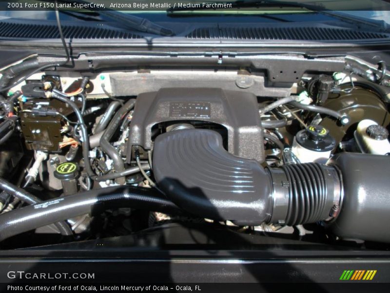 Arizona Beige Metallic / Medium Parchment 2001 Ford F150 Lariat SuperCrew