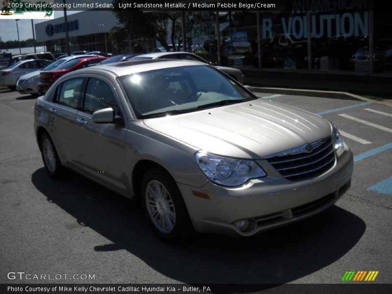 Light Sandstone Metallic / Medium Pebble Beige/Cream 2009 Chrysler Sebring Limited Sedan