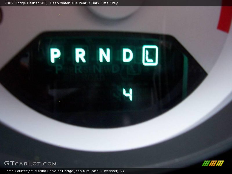 Deep Water Blue Pearl / Dark Slate Gray 2009 Dodge Caliber SXT