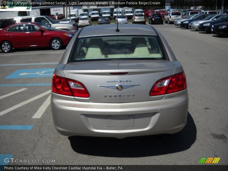 Light Sandstone Metallic / Medium Pebble Beige/Cream 2009 Chrysler Sebring Limited Sedan