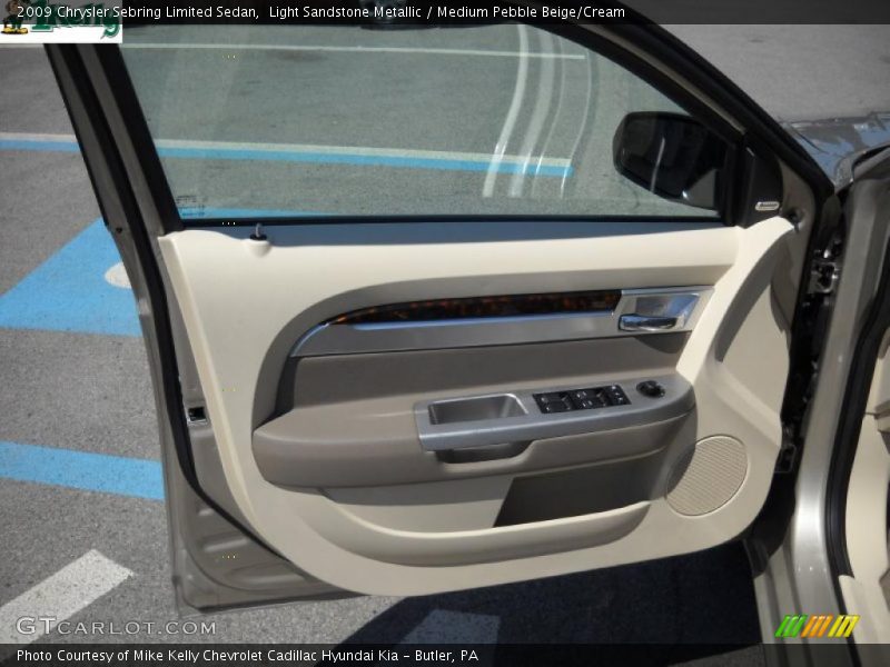 Light Sandstone Metallic / Medium Pebble Beige/Cream 2009 Chrysler Sebring Limited Sedan