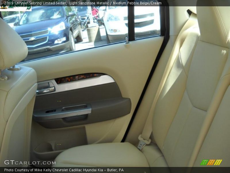 Light Sandstone Metallic / Medium Pebble Beige/Cream 2009 Chrysler Sebring Limited Sedan