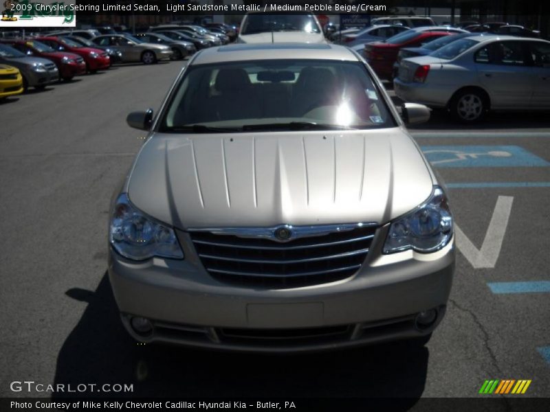 Light Sandstone Metallic / Medium Pebble Beige/Cream 2009 Chrysler Sebring Limited Sedan