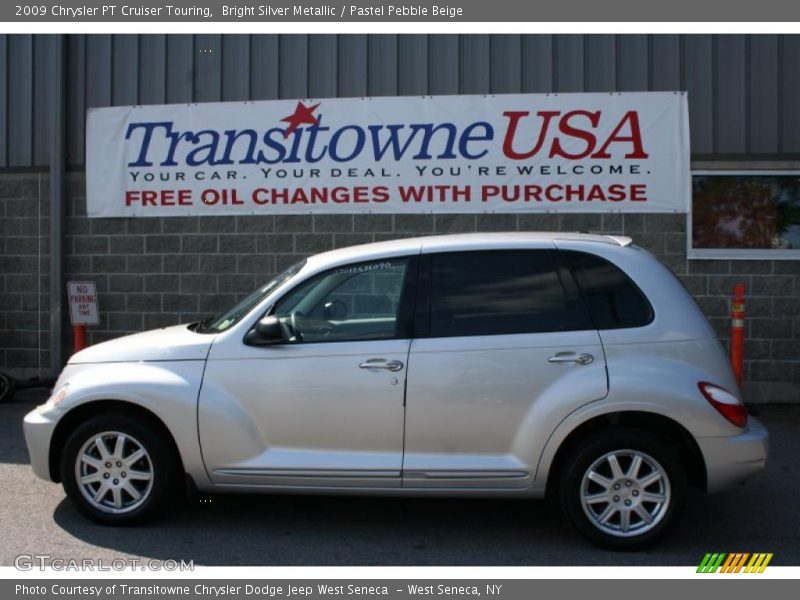 Bright Silver Metallic / Pastel Pebble Beige 2009 Chrysler PT Cruiser Touring