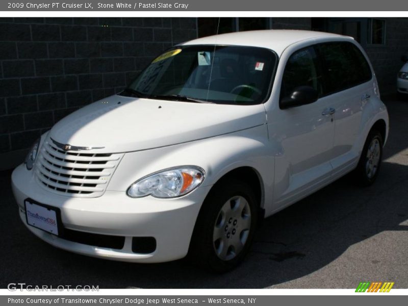 Stone White / Pastel Slate Gray 2009 Chrysler PT Cruiser LX
