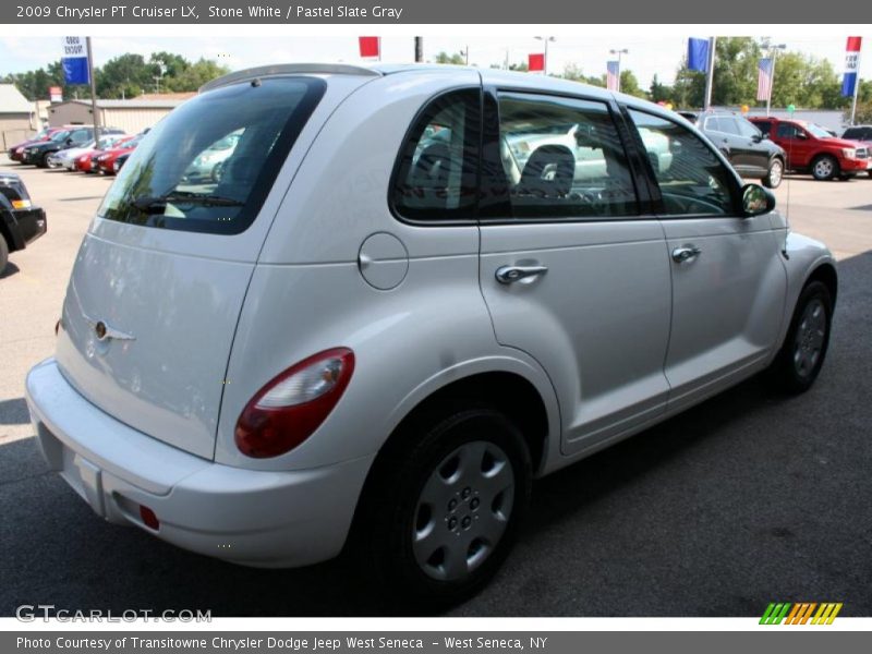 Stone White / Pastel Slate Gray 2009 Chrysler PT Cruiser LX
