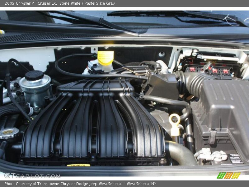 Stone White / Pastel Slate Gray 2009 Chrysler PT Cruiser LX