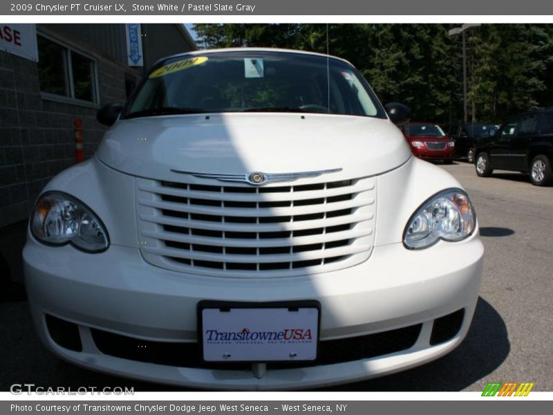 Stone White / Pastel Slate Gray 2009 Chrysler PT Cruiser LX