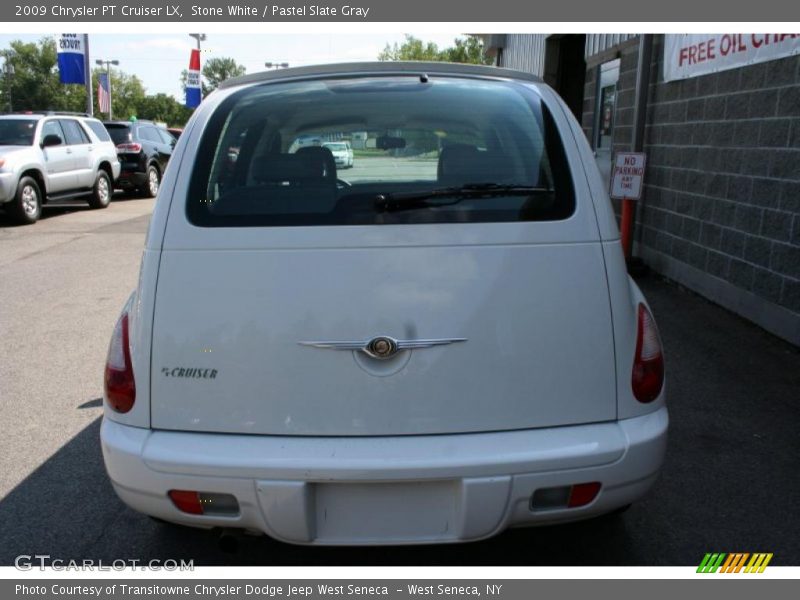 Stone White / Pastel Slate Gray 2009 Chrysler PT Cruiser LX
