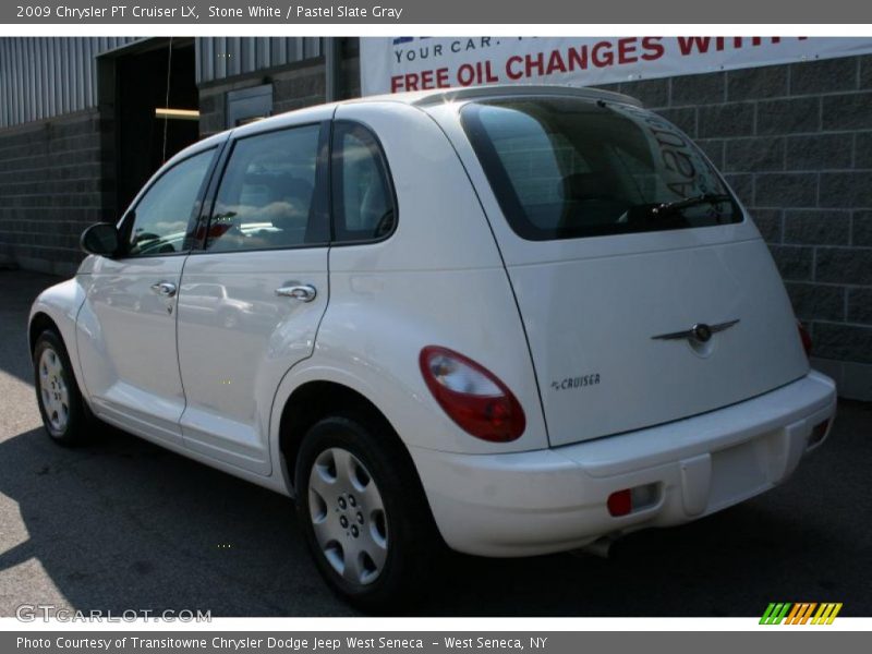 Stone White / Pastel Slate Gray 2009 Chrysler PT Cruiser LX