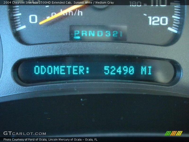 Summit White / Medium Gray 2004 Chevrolet Silverado 2500HD Extended Cab