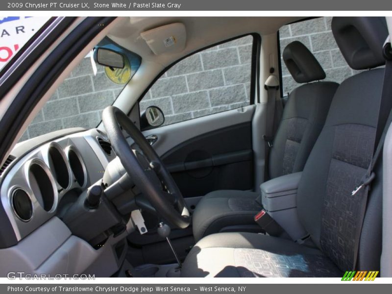 Stone White / Pastel Slate Gray 2009 Chrysler PT Cruiser LX