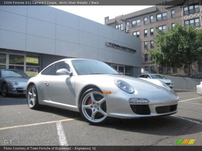 Arctic Silver Metallic / Black 2009 Porsche 911 Carrera S Coupe